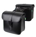 2x Nieuwe Zwarte Motor Zadeltassen – Zijkoffers / Tas, Motoren, Accessoires | Koffers en Tassen, Verzenden, Nieuw