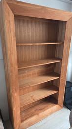 Teakhouten Boekenkast - 190 x 110, Ophalen, Met plank(en), Gebruikt, 100 tot 150 cm