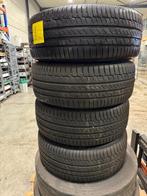 4 Continental banden/ velgen 245/55 mercedes origineel zwart, Ophalen, 17 inch, Band(en), Zomerbanden