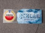AMSTEL BIER LED LICHTRECLAME, Verzamelen, Biermerken, Ophalen, Zo goed als nieuw, Overige typen, Amstel