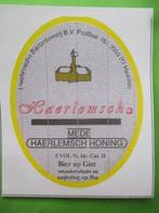 bieretiket Nederland 28-12 (5K) haerlemsche, Ophalen of Verzenden, Nieuw, Overige typen, Overige merken