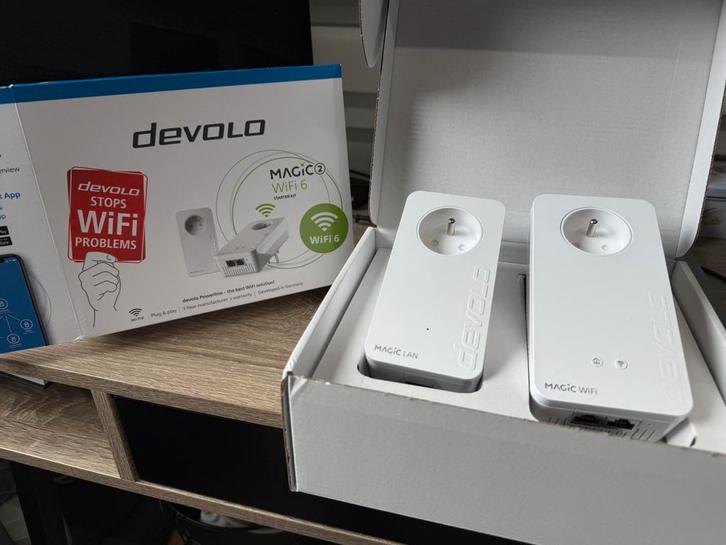 Overal goede WIFI Devolo Magic 2 WiFi 6 Starter Kit - Nieuw, Computers en Software, Powerlines, Nieuw, Ophalen of Verzenden