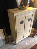 Oud grenen eendeurskastje/spekkastje/legkastje/kastje, Ophalen of Verzenden