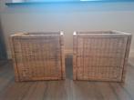 2x branas rotan manden, Huis en Inrichting, Woonaccessoires | Schalen en Manden, Ophalen of Verzenden, Gebruikt, Rond, Riet