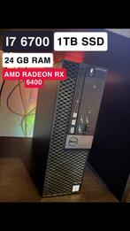 DELL OPTIPLEX 7040SFF + AMD Radeon RX 6400, Computers en Software, Desktop Pc's, Ophalen of Verzenden, Zo goed als nieuw, 3 tot 4 Ghz