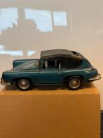 Antiek/Vintage! Decoratieve auto blauw met zwart dak €25,99, Antiek en Kunst, Antiek | Woonaccessoires, Ophalen of Verzenden
