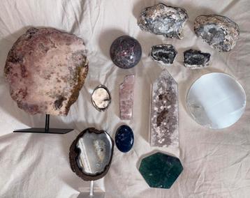 Edelstenen en mineralen verzameling te koop! beschikbaar voor biedingen