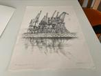 JEF VAN GRIEKEN - litho -  the magnificient seven.  2009, Antiek en Kunst, Ophalen of Verzenden