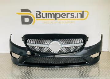 Bumper Mercedes C W205 FL Normaal 2017-2021 Voorbumper 7317z beschikbaar voor biedingen