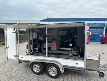 Hogedruk pomp, warmwater  500 bar 30 ltr /Min Kubota motor  beschikbaar voor biedingen
