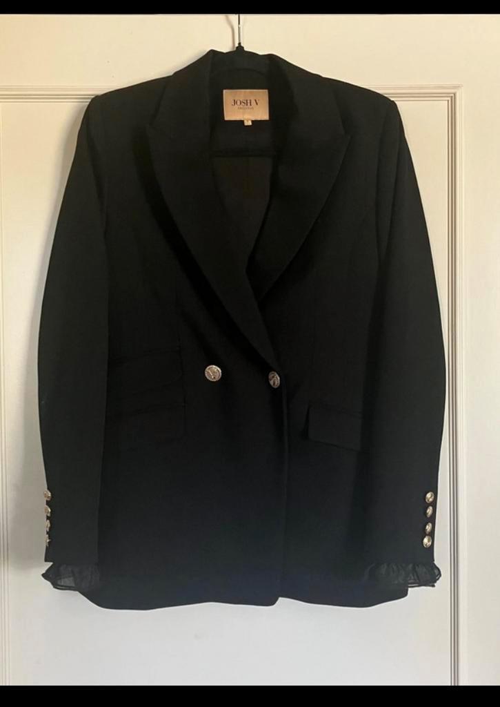 Zwarte JoshV, Josh V Nicole blazer in maat S., Kleding | Dames, Jasjes, Kostuums en Pakken, Nieuw, Jasje, Maat 36 (S), Zwart, Ophalen of Verzenden