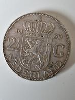 Zilveren rijksdaalder 1959, Postzegels en Munten, Munten | Nederland, Koningin Juliana, Verzenden, Zilver, Losse munt