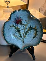 Saca Sesto Fiorentino Italië Bord/Schaal met Distel, Antiek en Kunst, Ophalen of Verzenden