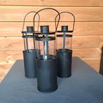Mooie zwarte olielantaarns, Ophalen of Verzenden, Zo goed als nieuw