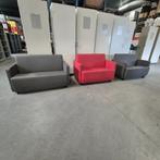 3x kleine kunstlederen GISPEN bank 120 cm breed, Ophalen, Gebruikt, Hout, Tweepersoons