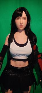 grote pop Tifa Lockhart van Final Fantasy 7 Siliconen, Ophalen of Verzenden, Zo goed als nieuw, Pop, Levensecht of Reborn
