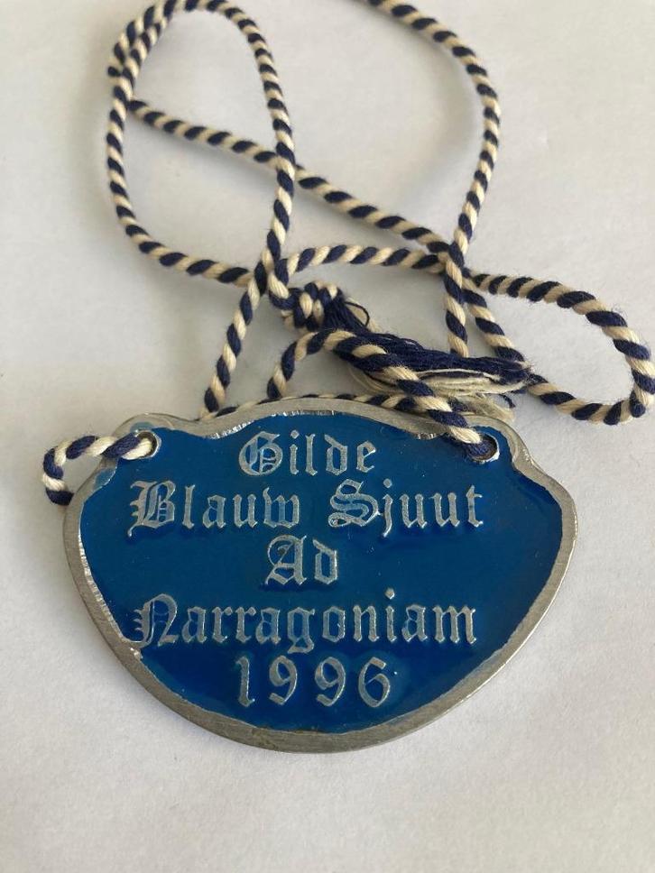 Carnaval orde Gilde Blauw Sjuut 1996 - Putsjorde, Postzegels en Munten, Penningen en Medailles, Overige materialen, Nederland