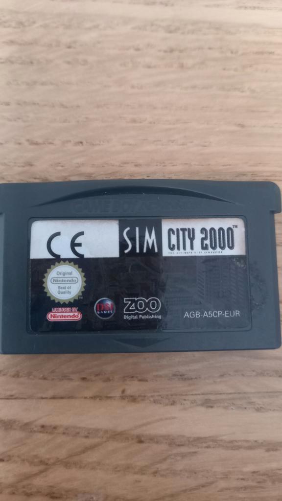 Sim City 2000 - Game Boy Advance, Spelcomputers en Games, Games | Nintendo Game Boy, Gebruikt, Simulatie, 1 speler, Vanaf 3 jaar