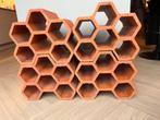 Wijnrek terracotta, Ophalen, Gebruikt, Overige materialen, Minder dan 50 cm