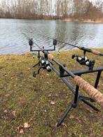 2x Custom Karperhengel 10ft 3lbs – Handgebouwd – ALPS, Ophalen of Verzenden, Zo goed als nieuw, Werphengel