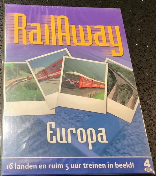 Rail Away Europa Deel 1-16 Landen 4 dvd Boxset Nieuw, Cd's en Dvd's, Dvd's | Documentaire en Educatief, Nieuw in verpakking, Overige typen