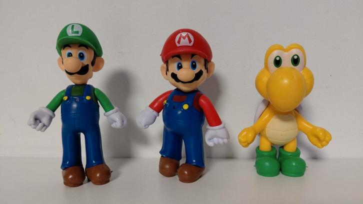 Mario figuren, Verzamelen, Poppetjes en Figuurtjes, Zo goed als nieuw, Ophalen of Verzenden