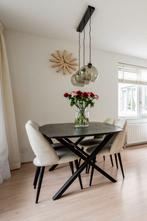 Luxe eetkamerset voor een fractie van de nieuwprijs!, Huis en Inrichting, Tafels | Eettafels, Ophalen, Eikenhout, 50 tot 100 cm