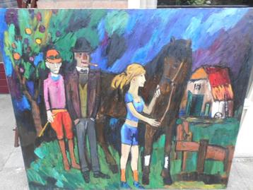 Theo van der Horst olieverfschilderij op linnen beschikbaar voor biedingen