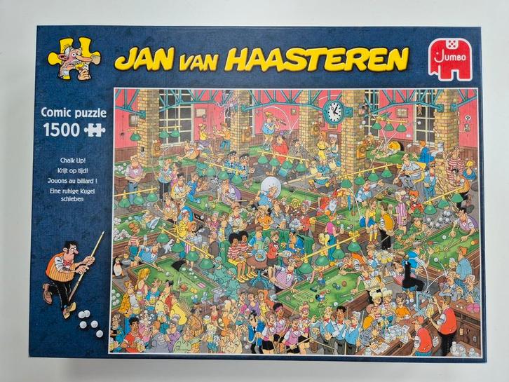 Jan van Haasteren puzzel 1500 stukjes, Hobby en Vrije tijd, Denksport en Puzzels, Zo goed als nieuw, 500 t/m 1500 stukjes, Ophalen