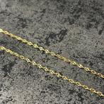 18k gouden kettinf flat magnum schakel, Sieraden, Tassen en Uiterlijk, Kettingen, Ophalen of Verzenden, Nieuw, Goud