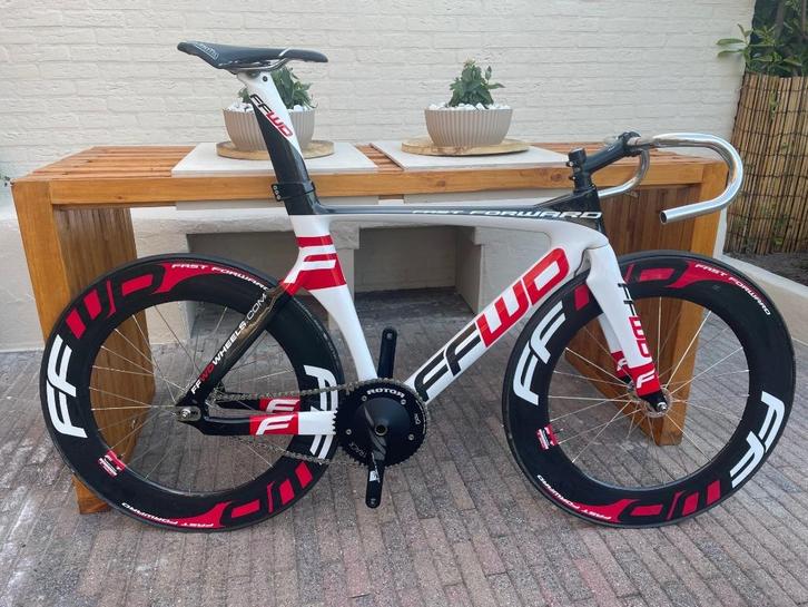 Baanfiets, ffwd full carbon, Fietsen en Brommers, Fietsonderdelen, Zo goed als nieuw, Algemeen, Frame, Ophalen