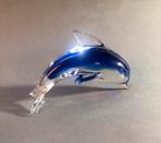 Glazen dolfijn, mondgeblazen, handgemaakt, Antiek en Kunst, Antiek | Glas en Kristal, Ophalen of Verzenden