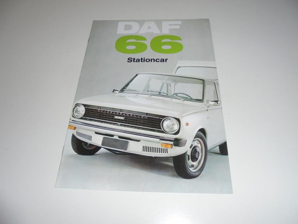 brochure DAF 66 Stationcar  1974, Ophalen of Verzenden, Zo goed als nieuw, Overige merken