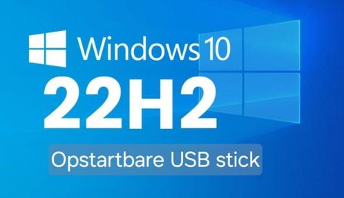 Windows 10 op nieuwe opstartbare USB stick van 16GB, Computers en Software, Besturingssoftware, Nieuw, Windows, Verzenden