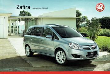 Folder Vauxhall Zafira (2008) beschikbaar voor biedingen