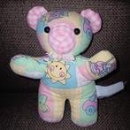 Vintage baby born zapf creations patchwork beertje., Ophalen of Verzenden, Beer