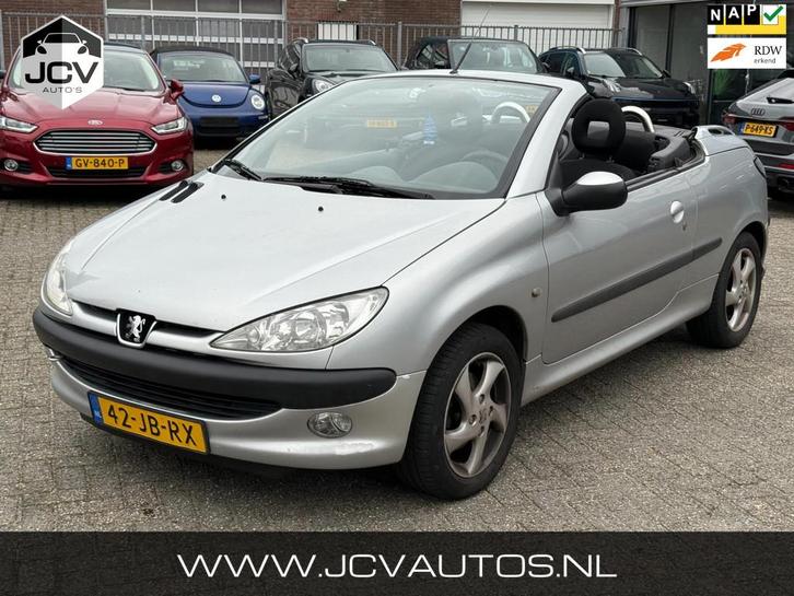 Peugeot 206 CC 1.6-16V APK/NAP/INRUILKOOPJE, Auto's, Peugeot, Bedrijf, Te koop, Airbags, Centrale vergrendeling, Elektrische buitenspiegels