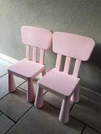 Ikea kinderstoeltjes roze (2x), Kinderen en Baby's, Gebruikt, Ophalen, Stoel(en)