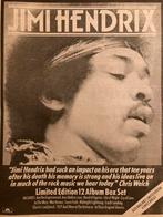 Paginagrote A3 advertentie JIMI HENDRIX release, Cd's en Dvd's, Vinyl | Rock, Ophalen of Verzenden