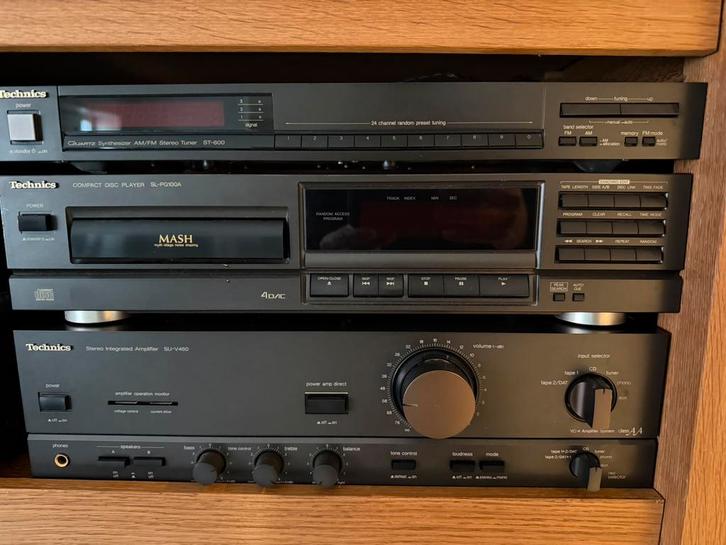 Technics stereo set ST-600 , SL-PG100A, SU-V460 versterker, Audio, Tv en Foto, Stereo-sets, Zo goed als nieuw, Cd-speler, Overige merken