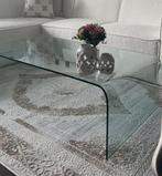 Glazen design waterval salontafel, Huis en Inrichting, Tafels | Salontafels, Ophalen, 100 tot 150 cm, 50 tot 100 cm, Minder dan 50 cm