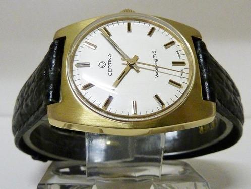 Certina Waterking 275, Sieraden, Tassen en Uiterlijk, Horloges | Antiek, Polshorloge, Overige merken, Staal, 1960 of later, Verguld