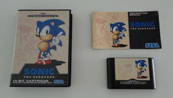 Sonic The Hedgehog compleet voor Sega Mega Drive beschikbaar voor biedingen