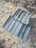 150 Vlakke Mulden Dakpannen - 10m2, Ophalen, Steen of Klei, Blauw, Dakpannen