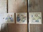 3 x vintage tegeltje Moeders voor Moeders., Antiek en Kunst, Antiek | Wandborden en Tegels, Ophalen