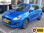 Suzuki Swift 1.2 STYLE SMART HYBRID Clima | Adaptive Cruise, Stof, Zwart, 4 cilinders, Blauw