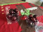 Kerstballen aubergine kleurig., Ophalen of Verzenden, Zo goed als nieuw