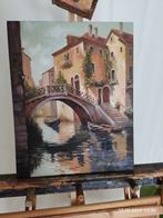 Venetiaanse straat, Antiek en Kunst, Kunst | Schilderijen | Klassiek, Ophalen of Verzenden