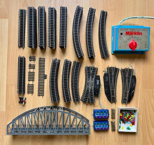 Märklin H0 K-rails + wissels 115-delige complete set, Hobby en Vrije tijd, Modeltreinen | H0, Gebruikt, Rails, Wisselstroom, Märklin