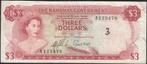 Bahamas 3 Dollars L.1965, Verzenden, Noord-Amerika, Los biljet